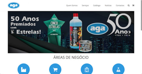 Website AGA by AWD